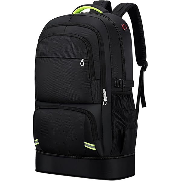 Wesoke Sac à Dos Randonnée 65L Extensible – Imperméable, Léger Et Confortable Pour Homme Et Femme – Idéal Camping, Trekking, Escalade Et Voyages (Noir)