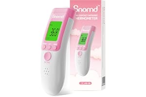 Snomd Fever Thermometer Contactless Infrared Forehead Thermometer for Babies Thermometer Digital Forehead Thermometer