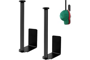 WNXBFO Self Adhesive Hat Hooks 2 Pcs Wall Mounted Hat Rack, Hat Storage, Wall Mounted Hat Rack, Metal Wall Hat Rack Hat Hanger, No Drilling Cap Hooks Cap Holder Stand for Door Close Bedroom