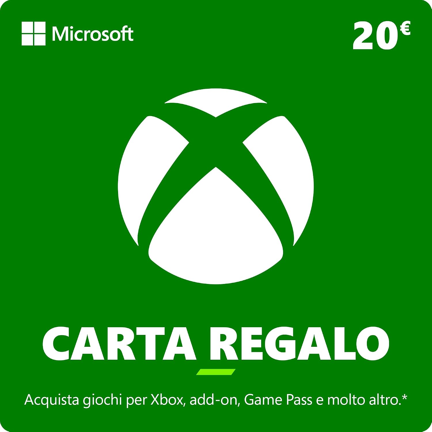 Rapport Qualité / Performances du 20 EUR Carta regalo Xbox Digital Code