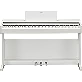 Yamaha ARIUS YDP-145 dijital piyano, beyaz &ndash; Yeni başlayanlar ve hobi oyuncuları i&ccedil;in klasik ve şık dijital piyano