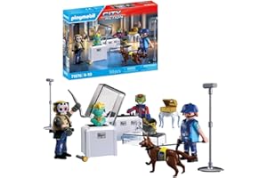 PLAYMOBIL | Action Heroes | Diamantenraub | Abenteuer-Spielzeug mit Spannung & Action | Fördert Rollenspiele und Teamarbeit | Mit vielen Details & Zubehör | Für Kinder ab 4 Jahren | 71876