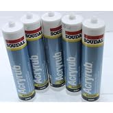5 SOACRYLIC WHITE MASTICK 500 GR