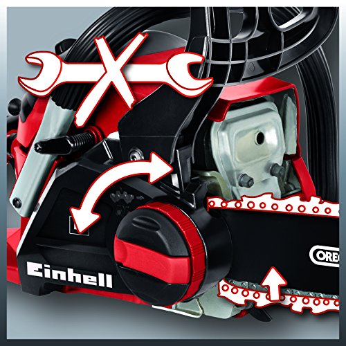 Einhell Benzin Kettensäge GC-PC 1535 I TC (1,5 kW, 35,0 cm Schwertlänge, 21 m/s Schnittgeschwindigkeit, inkl. Mischflasche, Schwertschutz) - 2