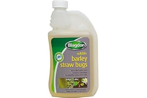 Blagdon Insectos de Paja de Cebada Natural, 500 ml, Tratamiento de Agua de Estanque, Limpia el Agua Verde, Algas suspendidas y Mantas, Consume fosfato, Come Materia orgánica, Seguro para Mascotas y