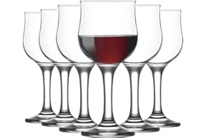 Lav Petits Verres à vin Nevakar - pour vin Rouge/Blanc - 200 ML - Lot de 6