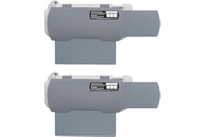 TFY Car Sun Visor Extender for Windshield and Side Window, Sunshade, Anti-Glare and UV Rays Blocker for Driver and Passenger, 2 Pieces (Gray)