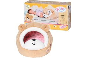 BABY Born Jaskinia niedźwiedzia z miękkiego pluszu w kształcie misia odpowiednia dla misia Zapf Creation