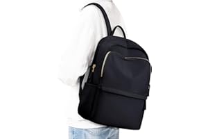 BOXSAM Petit Sac à Dos Femme Chic Gris, Sac a Dos Feminin Elegant Leger Sacs à Dos Femme Anti-vol pour Voyage Loisir Collège