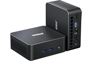 ‎NINKEAR Ninkear Mini PC N100, Mini Computer mit USB-C, 16GB DDR4 RAM 512GB M.2 SSD Mini Gaming PC, 4K-Doppeldisplay, W-11 HDMI 2.0, USB 3.0/WiFi 6/BT 5.2, Geeignet für Büro Heim Unterhaltung, Lernen