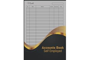 Accounting book self employed: A4 Income and expense log book | Book Keeping Account Book For Small Business or Sole Trader | self employed accounts book 120