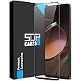 SupCares Military-Grade Gorilla Tempered Glass Screen Protector for Redmi 12 and Redmi 13 (6.79 Inch) With Installation Kit | Edge to Edge Coverage | Black