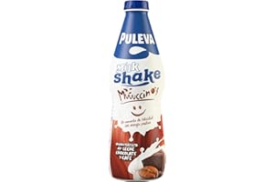 Puleva - Batido Muuuccino de Cacao y Café, Sabor Dulce, Bebida Láctea Lista para Tomar, Botella 1 Litro
