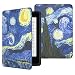 Produktbild Moko Kindle Paperwhite Hülle - Ultra Leightweight Schutzhülle Smart Cover mit Auto Sleep/Wake Funktion für Amazon Kindle Paperwhite (2016/2015/2013/2012 Modelle mit 6 Zoll Display), Sterne Nacht