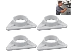 Set om 4 Ø 34 mm diskho förstärkning stabilisator för armaturer på diskbänkar i rostfritt stål plast handfat förstärkning hål