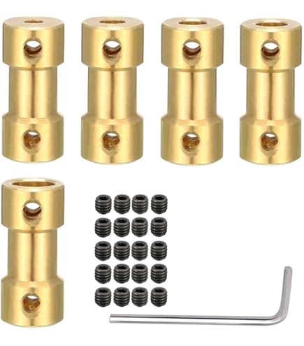 Raccordo Per Albero Da 6 Mm A 6 Mm Di Alesaggio L35 X D25 Giunto Di Accoppiatore Flessibile Per Servomotore Passo A Passo - Foto 8