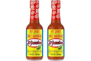 El Yucateco - Salsa Piccante Rossa al Peperoncino Habanero 120 ml x2 pezzi-Pack Promoo