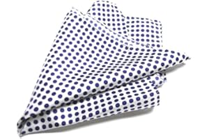 Avantgarde - Fazzoletto da giacca per uomo Pochette da taschino seta a pois pallini disponibile in tutti i colori