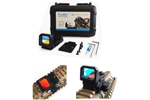 FIRECLUB Flip Red Dot Pistol Sight 3 MOA MOS RMR Slide Mount Backup Iron Sights