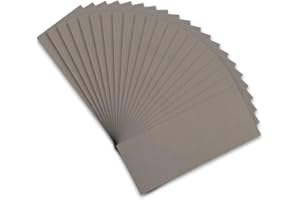 STEBRUAM Carta Abrasiva 21 Pezzi Kit, Carta Vetrata per Legno in Grane 1500 Grinta, Sandpaper Carta Vetro Impermeabile Levigatura a Secco e Umido