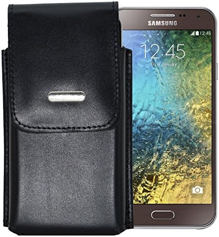 Vertical Case for Samsung Galaxy E5/Holder Mobile Phone Leather Vertical Case with Rear Belt Loop
