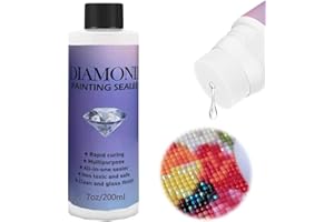 MIAYICAL Sigillante per Diamond Painting, 120 ML Sigillante per pittura a diamante, Colla per Pittura con Diamanti, Colla per Pittura Diamantata 5D, Diamond Painting Accessori Mantenere Scintillante