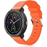 TOPsic Vivoactive 3 Armband, Verstellbare weiche Silikon Ersatzarmband für Vivoactive 3/Gear S2 Classic/Gear Sport/Galaxy Watch 42mm/Galaxy Wacth Active 40mm