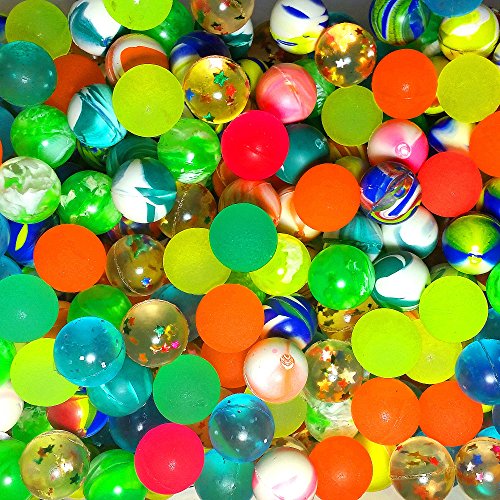 German Trendseller® - Flummi Mix für Kinder┃ 8er Set ┃ Springball ┃ 8 x Hüpfball ┃ Kindergeburtstag ┃ Mitgebsel ┃ inkl. SUPER Sprungkraft