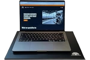 HOMESTA EMF Blocker Laptop Mat – EMF Blocker Pad for Shielding Laptop Radiation, Heat Blocking, and Cooling. EMF Blocker and EMF Protection for Laptops and Devices.