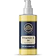 Wildflower Essentials Vitamin E Oil Pure Cold Pressed For Face, Skin, Hair, Body, Pore Tightening 100ml