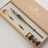 The Frayed Letters Bortoletti Fonderia Artistica Alvise Writing Set | Handcrafted Calligraphy Pen with Murano Glass Handle, 3