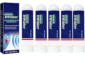 AFGQIANG Echo Ease Tinnitus Inhaler, Tinnitus Relief for Ringing Ears, Tinnitus Relief Nasal Inhalers,Echoease Tinnitus Relief Spray, Echo Ease Tinnitus Relief Spray, Relieve Ear Discomfort (5Pcs)
