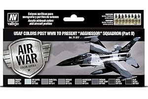 Vallejo Model Air 8 color set 71617 USAF colors post WWII to present Aggressor Squadron Part II (8)