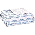 aden + anais 100% Cotton Muslin Ideal Newborn Nursery & Cot Dream Blanket, for Baby Girls & Boys, Toddler & Infant Bedding, Shower & Registry Gift, Deco, 120 x 120 cm 1 Count (Pack of 1), ADBC10017