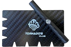 TORNADO´S Kit Fun de Tarjeta y Tubo en Fibra de Carbono. Durabilidad y flexibilidad para la Mejor Experiencia de Uso al Pegar vinilos
