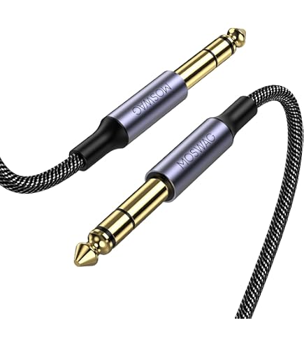 Pro Signal - Cavo da jack mono a jack da 6,35 mm, 20 m, colore: nero