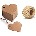 10/20 Pz Carta Kraft San Valentino Amore Sacchetto Regalo Stampato Bomboniera Shopping Sacchetti Di Imballaggio Con Corda Tag Decorazione Della Festa Nuziale