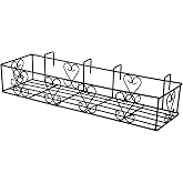 Niyara || Metal Planter Stand || Flower Pot Stand for Railing Planters || Plant Stand Indoor Hanging Pot|| (Set of 1) Large -