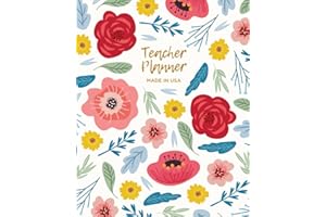 Teacher Planner 2023-2024: Academic Year Lesson Plan Book with Calendar, Classroom Organization, and Gradebook