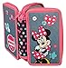 Produktbild Scooli MIDS0430 Doppeldecker Schüleretui mit Stabilo Markenfüllung, Disney Minnie Mouse, 29 teilig