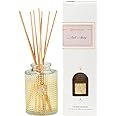 Aromatique The Smell of Spring Reed Diffuser Set contains White Ceramic Bottle, Fragrance Oil, and Bamboo Reeds for Home DÃƒ©cor and Gift