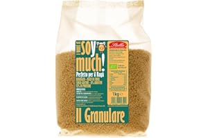 STELLA EVOLUZIONE ALIMENTARE Granulare di Soia Bio 1kg Stella Foods | 50% Proteine, Senza Glutine | Alternativa Vegetale alla Carne | Perfetto per Ragù, Burger Vegani, Polpette | Triplica il Volume in Cottura