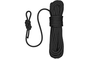 PARAGON MAGNETS Paragon Rope with Loop. 8mm Diameter Heavy Duty Marine Grade Floating Rope. Water and UV Resistant. Flexible, Tough and Lightweight. Magnet Fishing, Sailing, Expedition, Outdoor