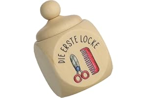 Spruchreif | Döschen aus Holz mit Deckel und UV-Druck | Dose für erste Locke zur Aufbewahrung | kleines Geschenk | Geschenk zur Geburt