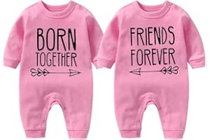 culbutomind Dziecięce śpioszki, body dla chłopców i dziewczynek, najlepsi przyjaciele na zawsze, zabawny prezent dla dziecka, zabawna odzież dla niemowląt
