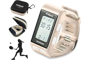PT WATCH Reloj Contador de Puntos para Pádel y Tenis – Reloj Deportivo con Cronómetro y Alarma – Accesorios Padel Scorekeeper para Muñeca, Resistente al Agua