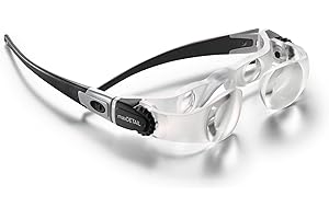 Eschenbach Optik maxDETAIL Lupenbrille für anspruchsvolle Detailarbeit mit 2X-Vergrößerung und Dioptrienausgleich bis zu ±3 dpt - Made in Germany