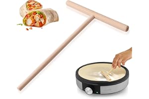 KWJEIULSOQ Crepes Verteiler Holz,Crepesstab,CrepesMaker Zubehör-pfannkuchen