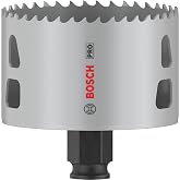 Bosch 1 x PRO Multi Material Power Change Plus delik testeresi (yumuşak ahşap, al&ccedil;ıpan duvar i&ccedil;in, &ccedil;ap 76 mm, profesyonel aks