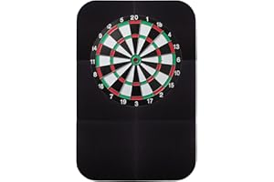 WODGOD Dart Board Wall Protectors, 35.4’’H*23.6’’H*0.5 Thickness,Dart Board Surround Wall Protector,Dartboard Wall Protector,Easy to Assemble,Prefect dart accessories,Blcak Color